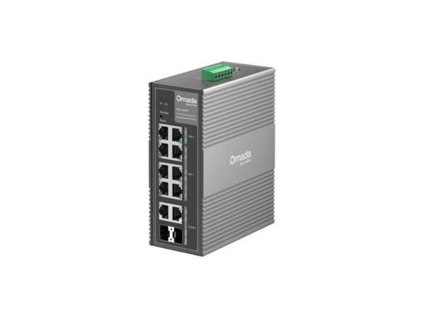 TP-Link, Omada 10-Port Gigabit Industrial Easy Managed Switch with 6-Port PoE+ and 2-Port PoE++