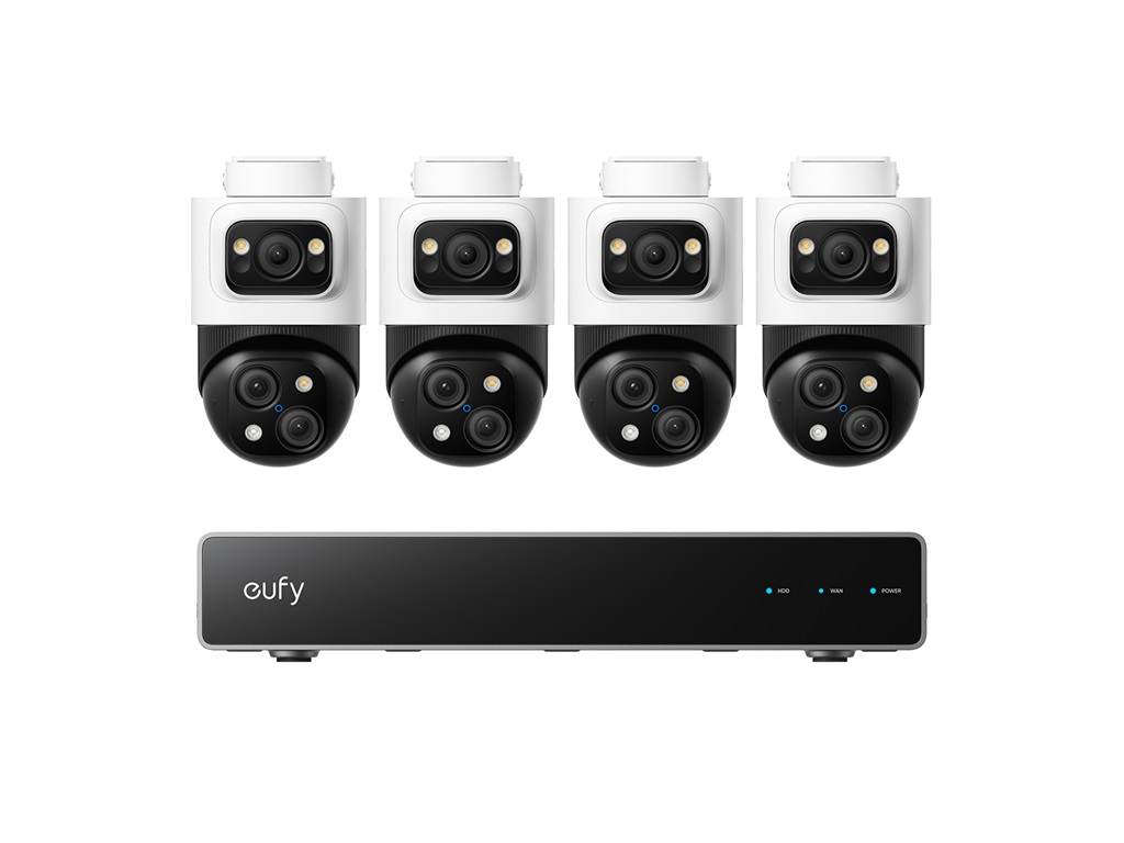 Anker, eufy S4 PoE Camera kit (4x S1 camera + 1x NVR)