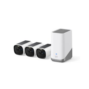 Anker, eufy Cam E40 3-Cam Kit (HomeBase S380) White