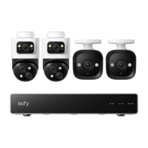 Anker, eufy PoE NVR Security System 2x S4 Bullet-PTZ+ 2x Bullet Cam