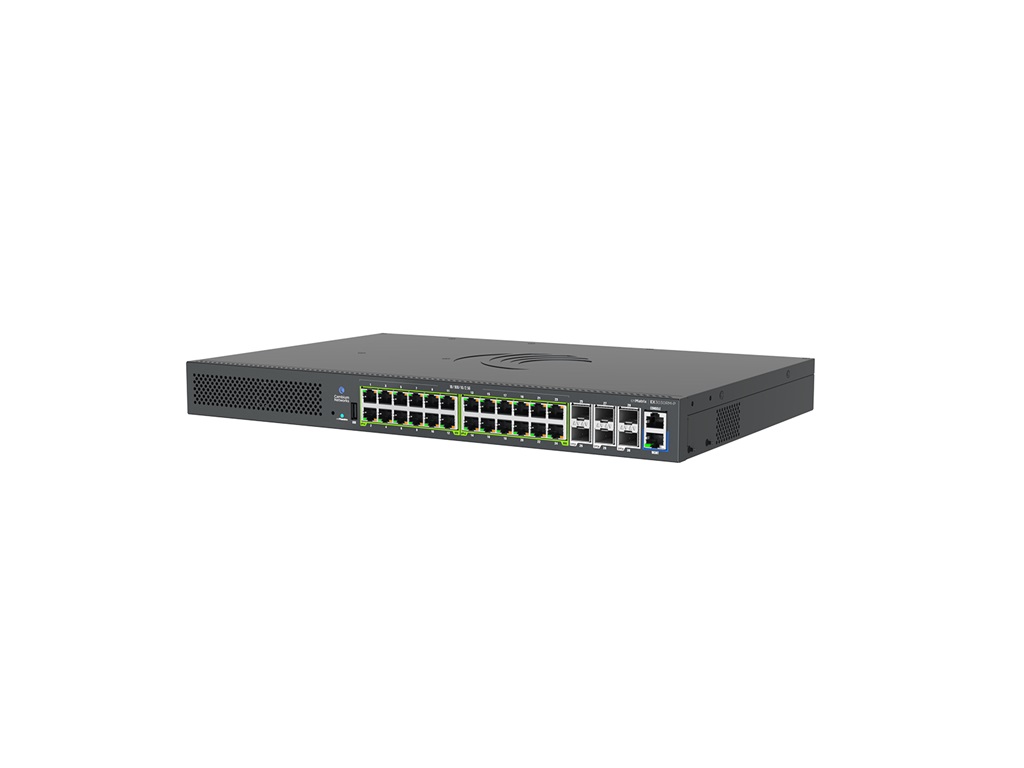Cambium Networks, cnMatrix EX3030RM-P, Intelligent Ethernet Switch, 24 MG(2.5G) ports with 4PPoE(90W) , and 6 SFP28