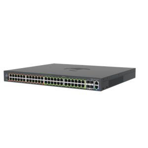 Cambium Networks, cnMatrix EX3052RM-P, Intelligent Ethernet Switch, 24 1G PoE ports(30W), 24 MG(2.5G) ports with 4PPoE
