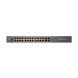 Cambium Networks, cnMatrix EX1028-P, Intelligent Ethernet PoE+ Switch, 24 1Gbps and 4 1Gbps SFP fiber ports - no power c