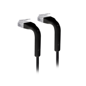 Ubiquiti, UniFi patch kábel, 0,3m, cat.6, fekete